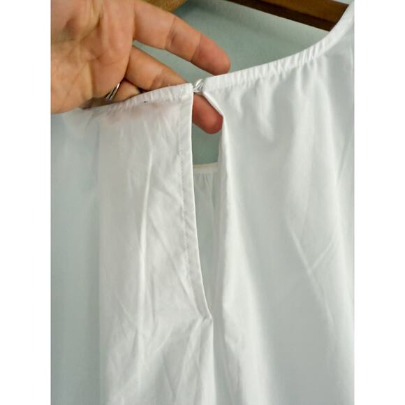 J.Crew | NWT Hyacinth top in cotton poplin in White | Sz XL - Picture 10 of 10